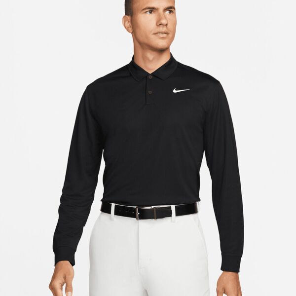 Nike Nike Dri-FIT Victory solid long sleeve polo NK354 Nike Dri-FIT Victory solid long sleeve polo Thumbnail