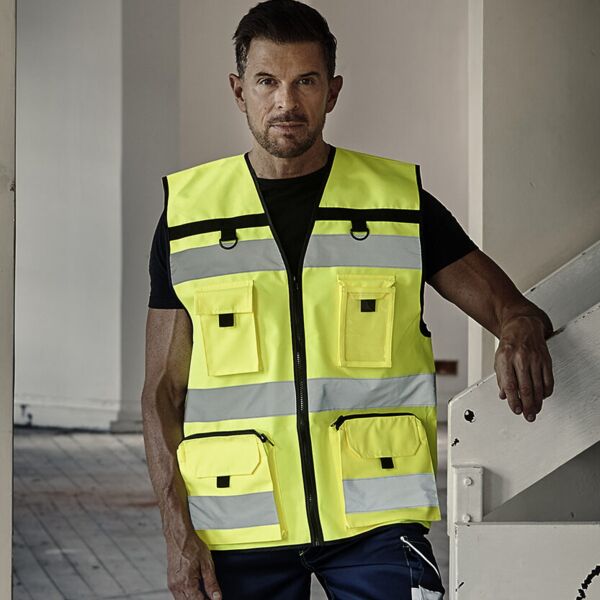 Yoko Hi-vis ripstop tool vest (HVW108) YK108 Hi-vis ripstop tool vest (HVW108) Thumbnail