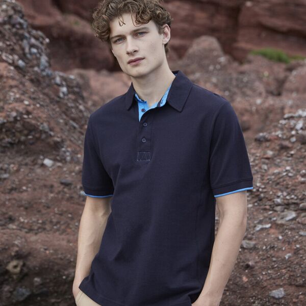 Front Row Contrast piqué polo shirt FR200 Contrast piqué polo shirt Thumbnail