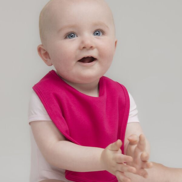 Larkwood Plain and contrast bib LW82T Plain and contrast bib Thumbnail