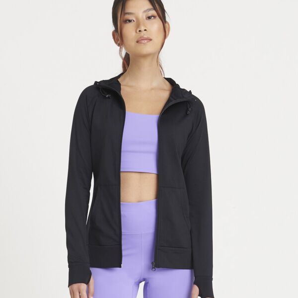 AWDis Just Cool Women's cool contrast zoodie JC058 Women's cool contrast zoodie Thumbnail