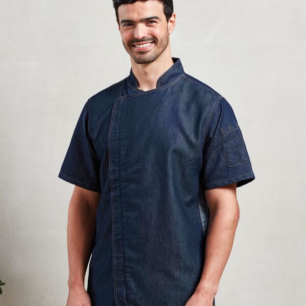 Premier Chef's zip-close short sleeve jacket PR906 Chef's zip-close short sleeve jacket Thumbnail