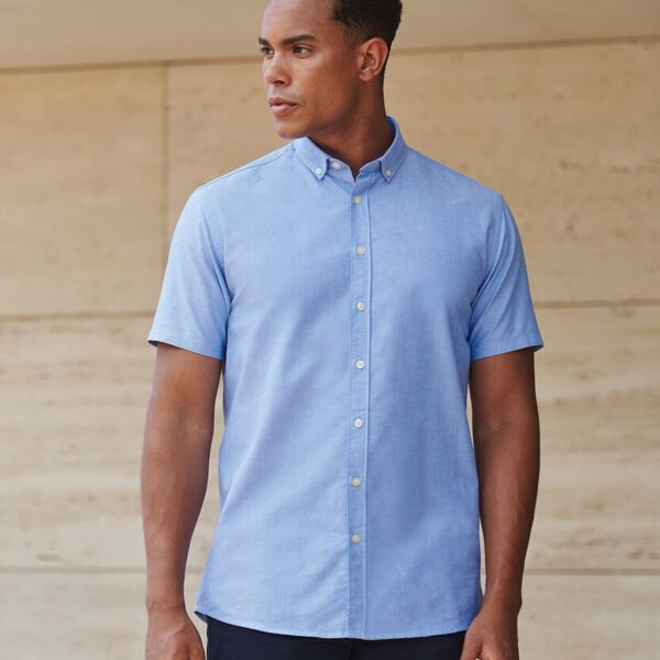 Henbury Modern short sleeve Oxford shirt. HB517 Modern short sleeve Oxford shirt. Thumbnail