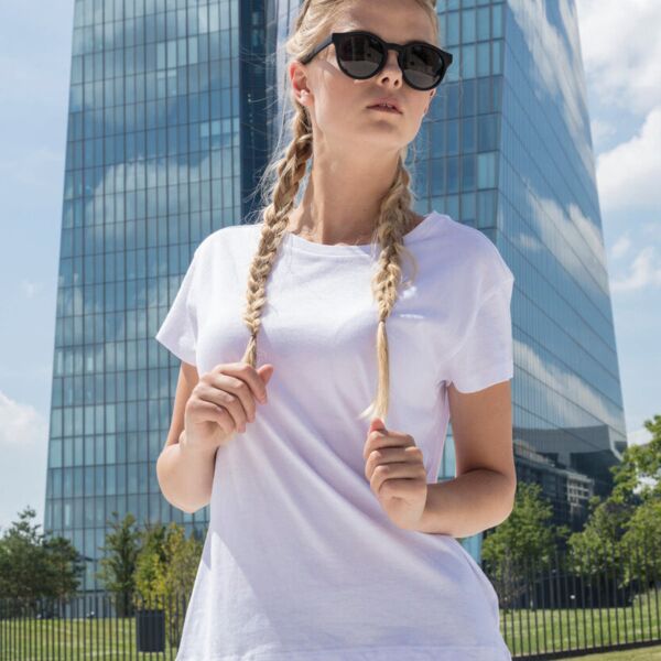 Build Your Brand WOMENS  box tee. BY052 WOMENS  box tee. Thumbnail