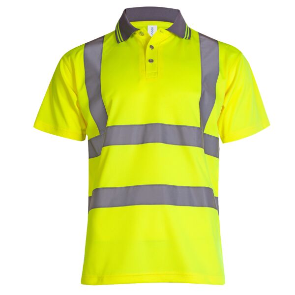 Uneek Hi Vis Short Sleeve Polo Shirt UC808 Hi Vis Short Sleeve Polo Shirt Thumbnail