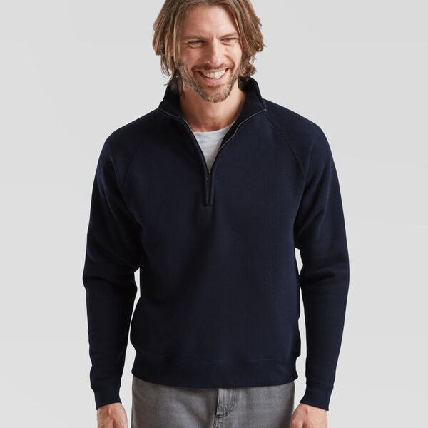 Fruit of the Loom PREMIUM 70/30 zip neck sweatshirt SS830 PREMIUM 70/30 zip neck sweatshirt Thumbnail